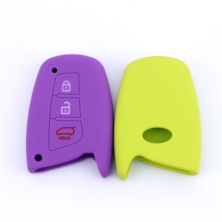 Smart Silicone Car Key Cover Flip Remote Key fob Holder Hot Sale Car Accessories Key Protect Case for Hyundai 3 Buttons