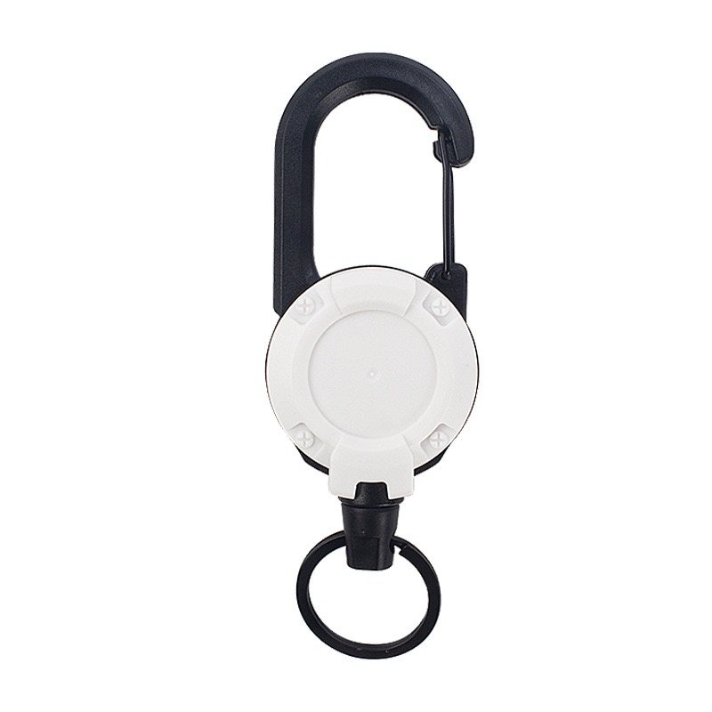 Backpack wire rope Luya retractable buckle outdoor fishing accessories anti-lost hand rope easy-pull buckle backpack key buckle