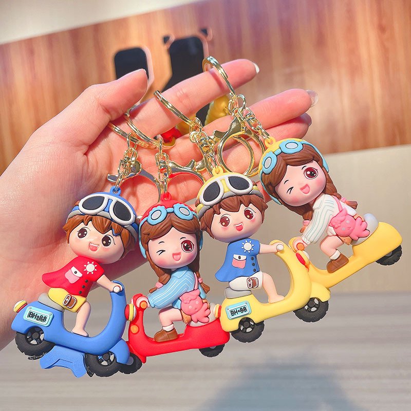 High Quality Football Superstar Messi Keychain Pendant Soft Pvc Keychain car Chain accessories Backpack Pendant Decoration