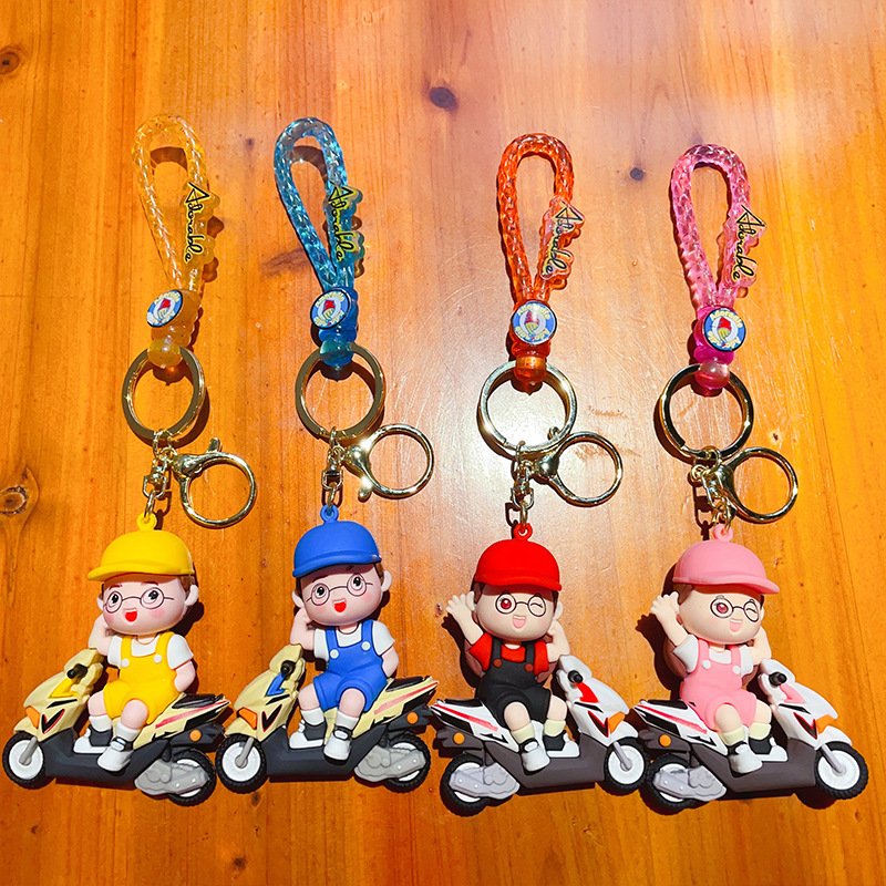 High Quality Football Superstar Messi Keychain Pendant Soft Pvc Keychain car Chain accessories Backpack Pendant Decoration