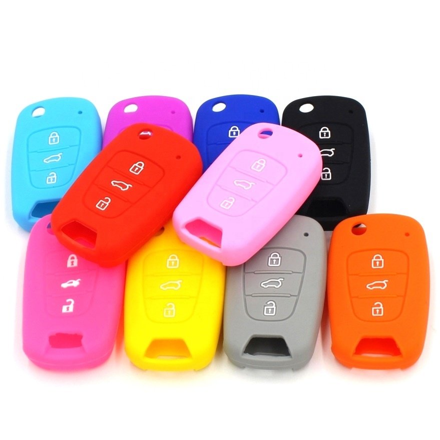 Car Key Fob Folding Flip 3 Buttons Key Cover For Kia K2 Forte K5 Sportage 2013