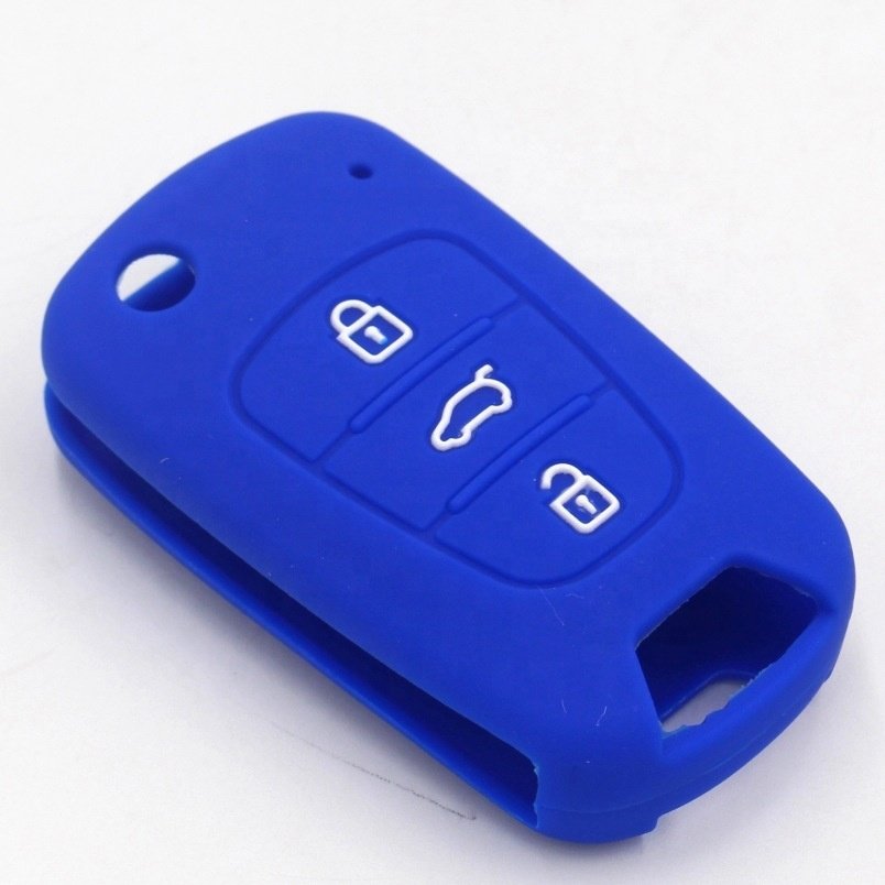Car Key Fob Folding Flip 3 Buttons Key Cover For Kia K2 Forte K5 Sportage 2013