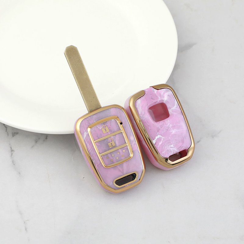 for Honda Fashion car key skins,Soft TPU Protection Key Shell Skin, fit Accord Civic CR-V LX Remote Key Vehicle Accessories
