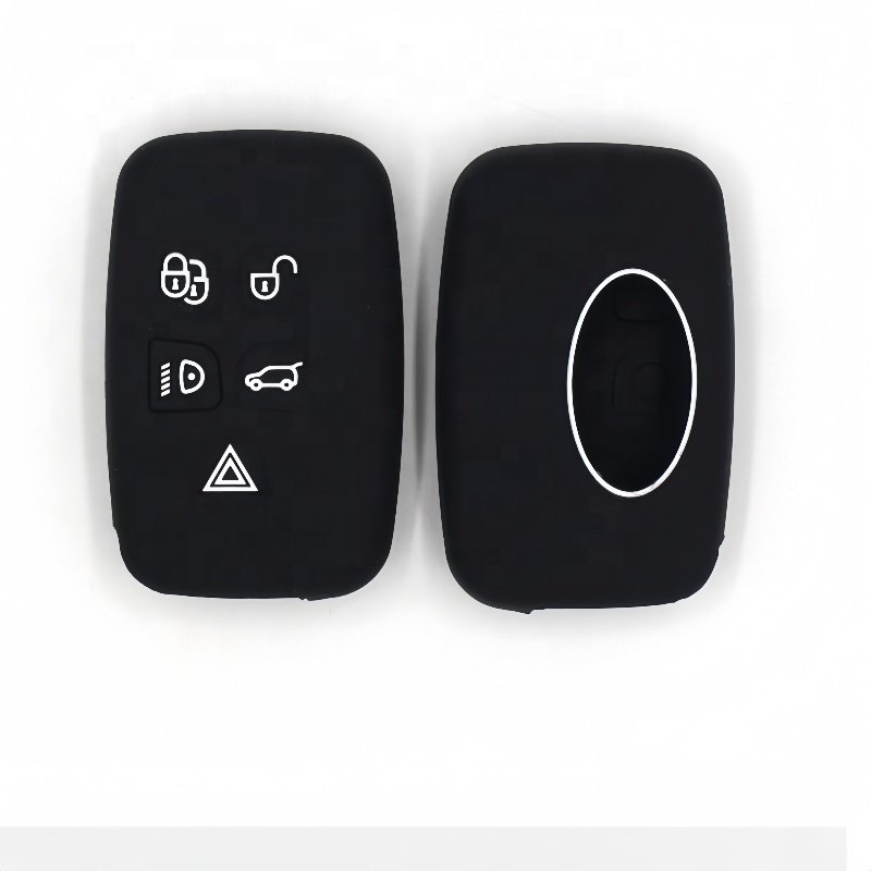 For Land Rover Eco-Friendly Silicone Car Key Case with 5 Buttons Waterproof Car Key Promotional Gifts
