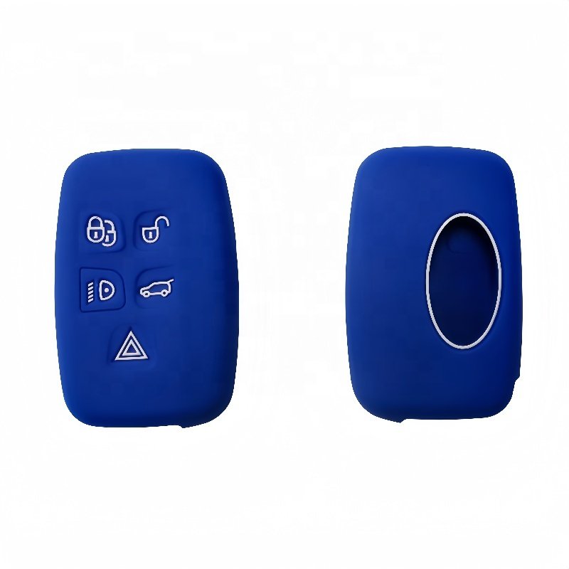For Land Rover Eco-Friendly Silicone Car Key Case with 5 Buttons Waterproof Car Key Promotional Gifts