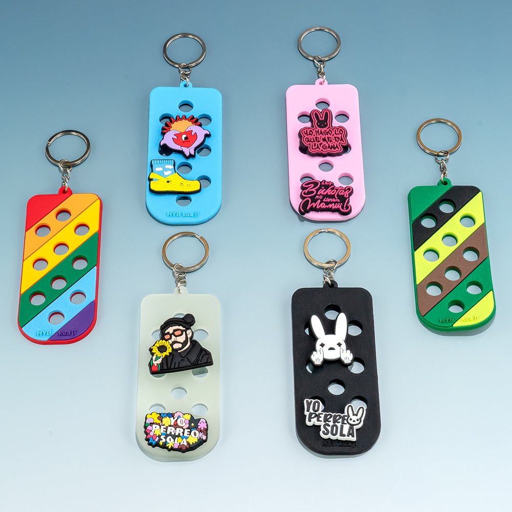 New design PVC keychain 1 shoe charm can be installed on the key ring fit car keys charms bag trinket wholesale custom