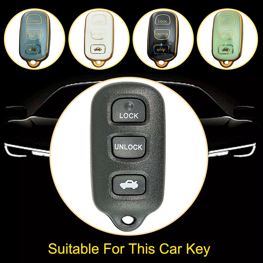 Innofit TOM1 Car Key Shell TPU Supplier For Toyota Camry 2002 2003 2004 2005 2006 Hot Selling Auto Accessories