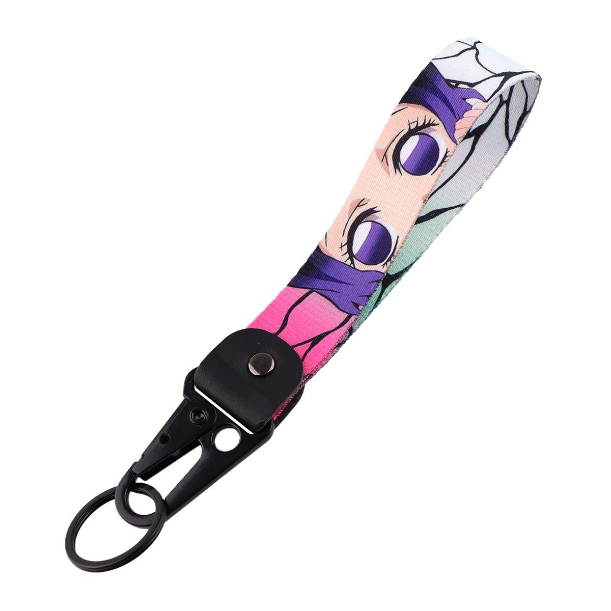 Small gift wholesale anime demon killer character Olecranon keychain pendant leather metal unique car fashion accessories