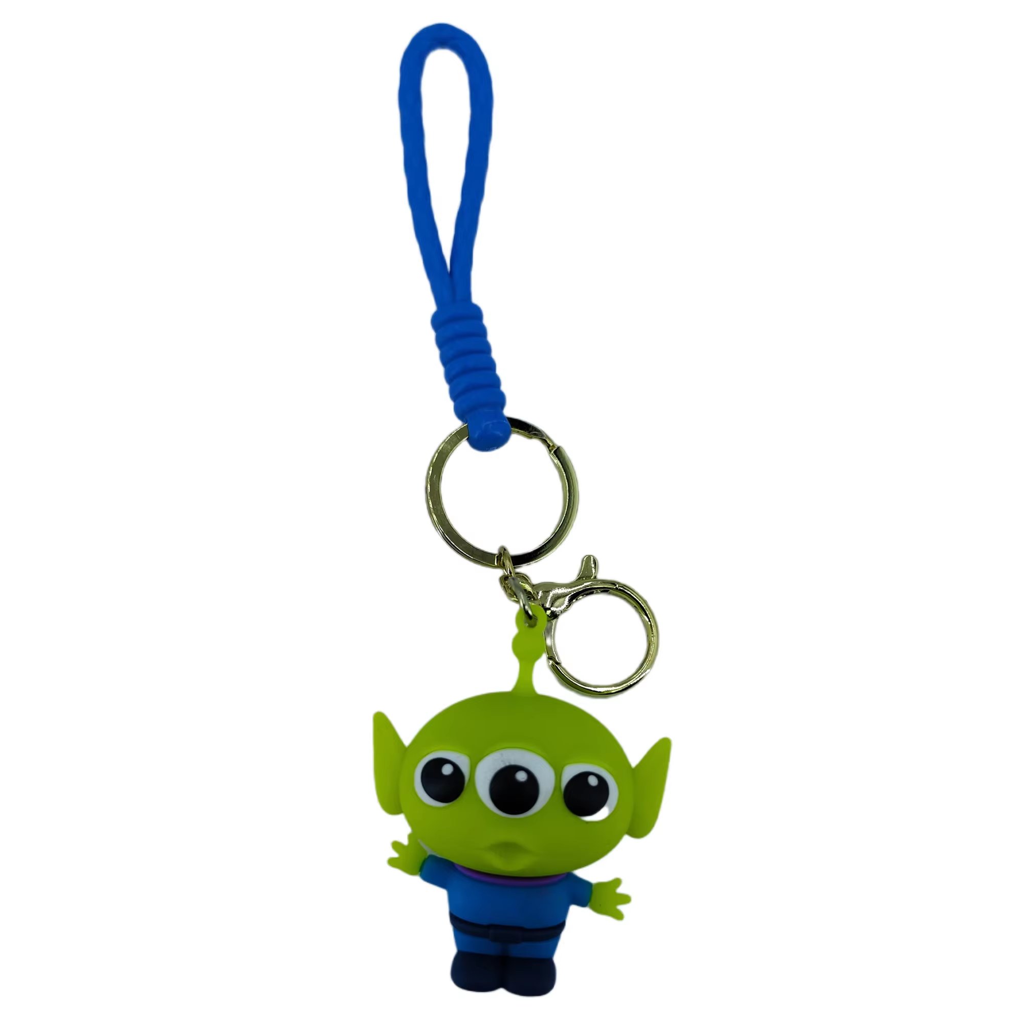 Custom 3D doll key chain Wholesale 3D Soft PVC Rubber Keychain Bag Pendant Car Keychain Accessories Keyring