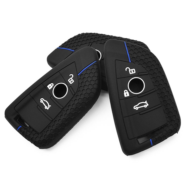 Car Key Fob Cover Case Silicone Remote Key Cover For B-MW Car key Accessories