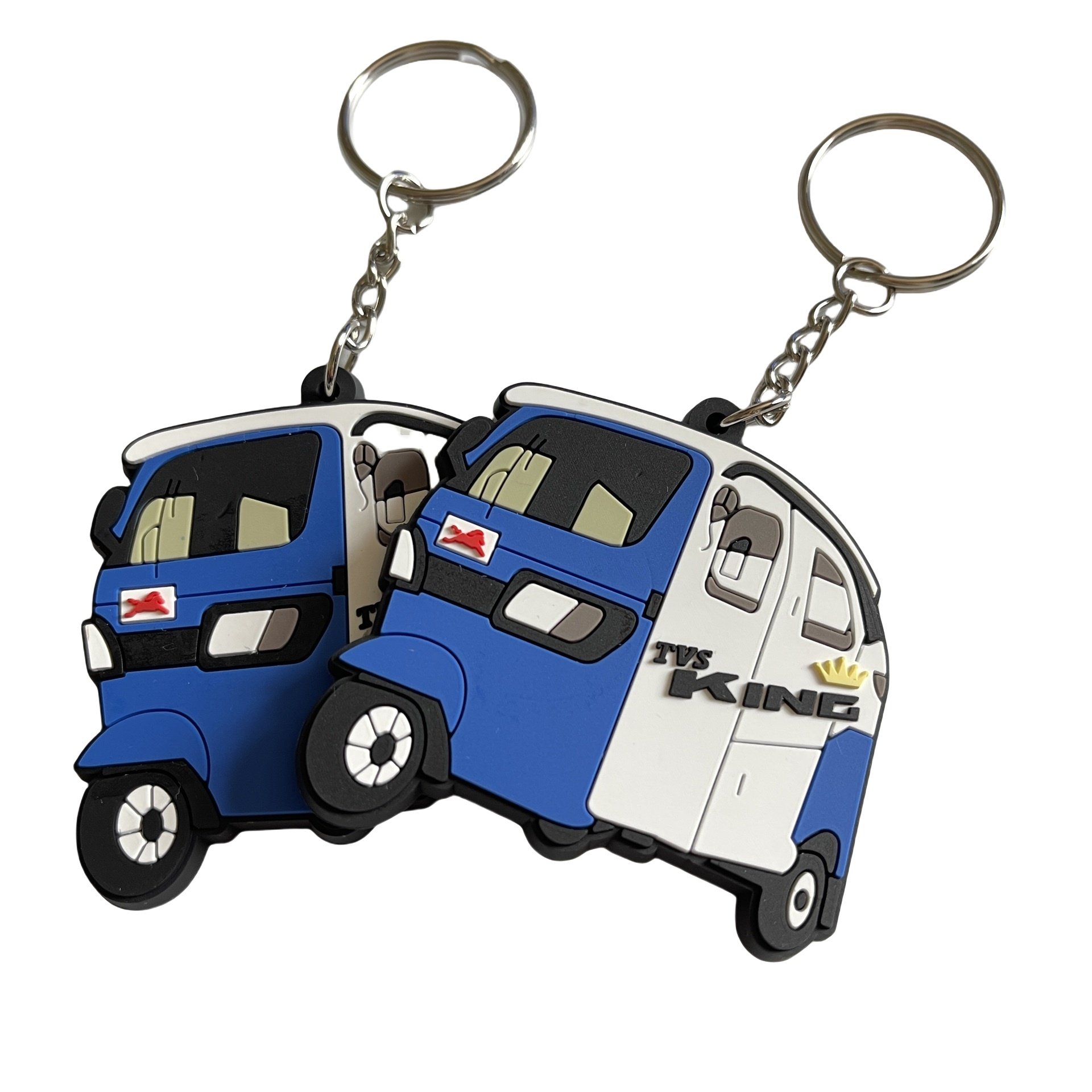 custom rubber keyring 2024 new design key rings cute car logo keychain PVC rubber silicone key chain