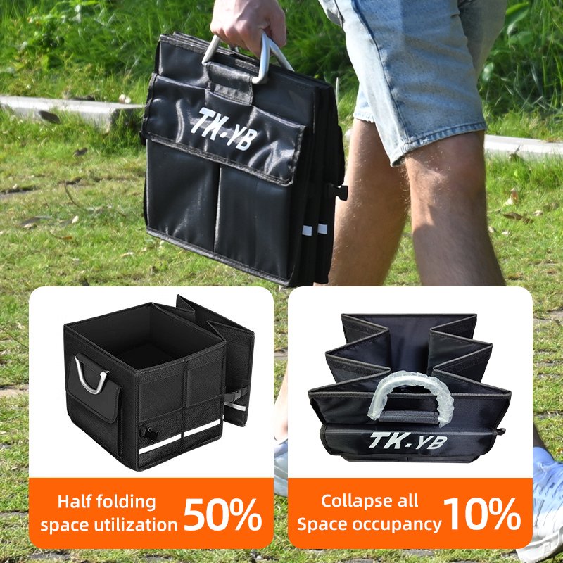 Car Trunk Organizer Case Auto Traveling Cargo Multipurpose Collapsible Foldable Waterproof oxford fabric Storage Container Box