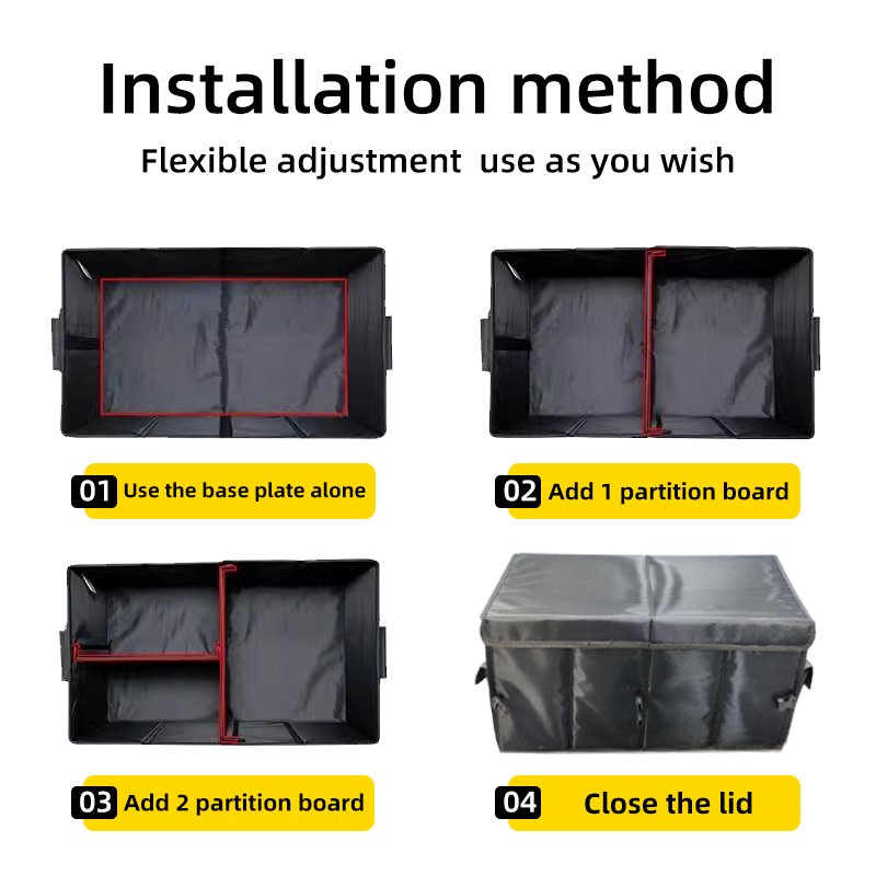 Car Trunk Organizer Case Auto Traveling Cargo Multipurpose Collapsible Foldable Waterproof oxford fabric Storage Container Box
