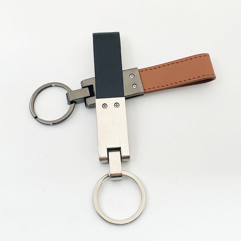 New style luxury genuine custom pu leather car key holder/car leather keyholder