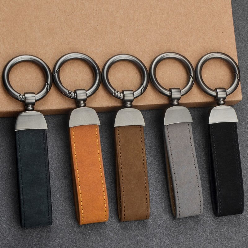 New style luxury genuine custom pu leather car key holder/car leather keyholder