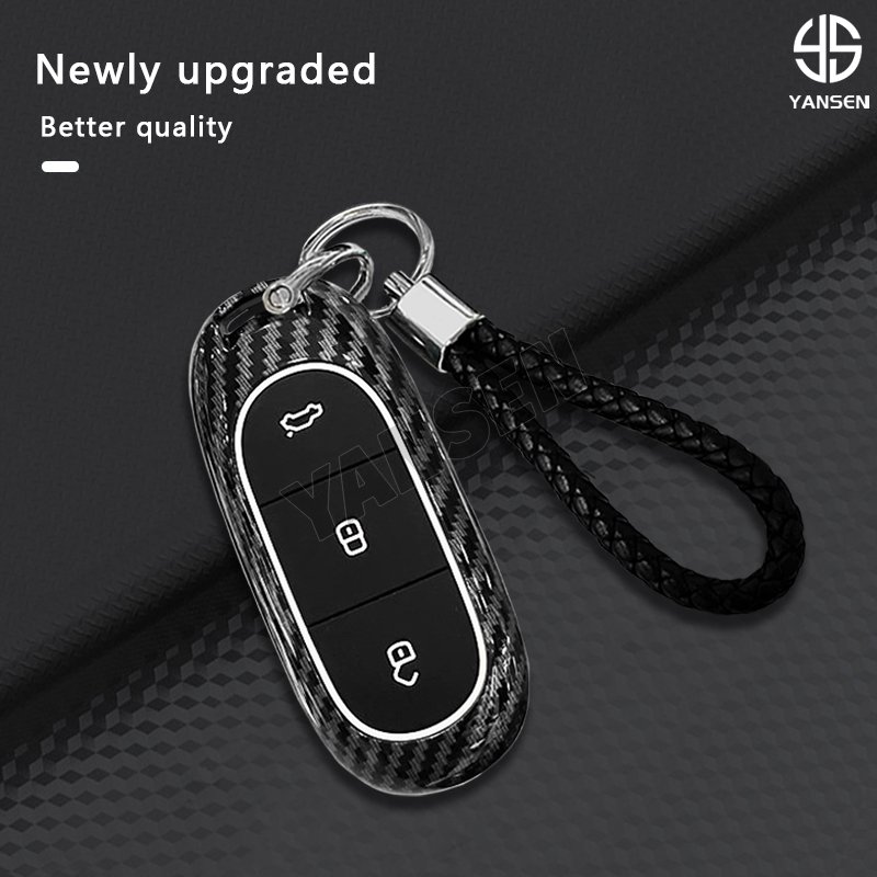 ABS Carbon fiber Remote Car Key For LiXiang L7 L8 L9 MAX LEADING IDEAL Li Auto 2023 2024