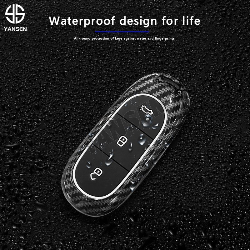 ABS Carbon fiber Remote Car Key For LiXiang L7 L8 L9 MAX LEADING IDEAL Li Auto 2023 2024