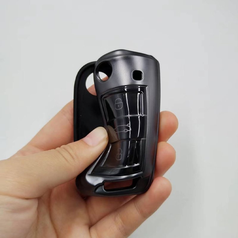 Automotive Accessories Interior TPU Matte Texture Car Key Fob Cover Soft Key Shell Case Holder Fit for Mitsubishi