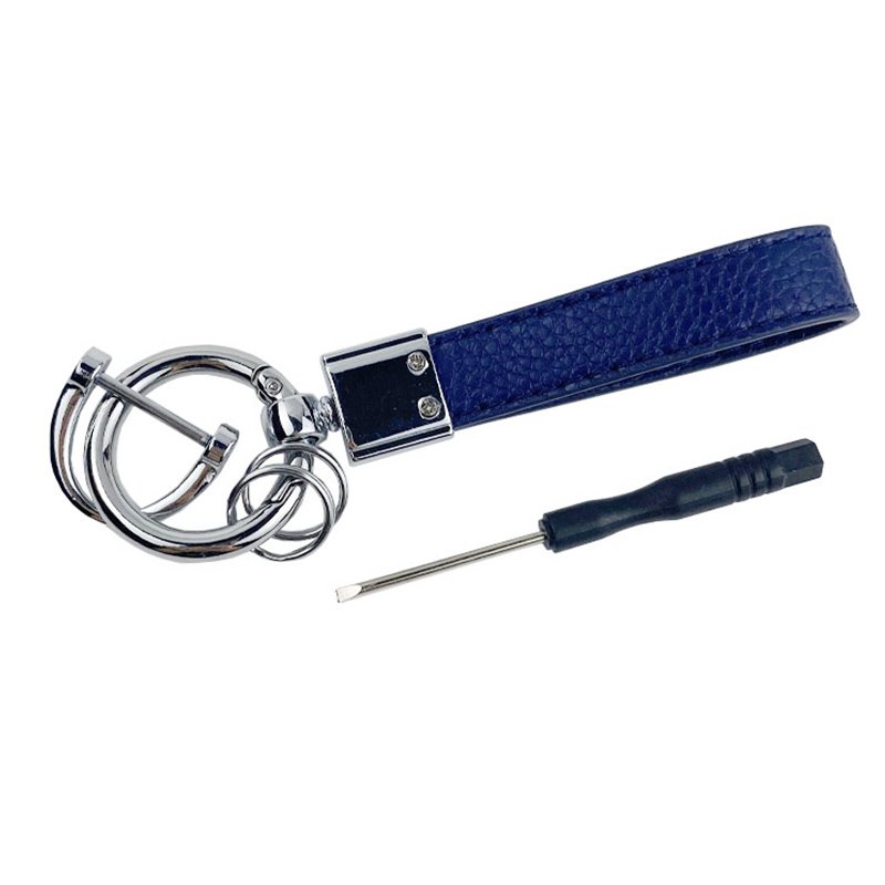 Custom Wholesale Hot Salle Car Logo Keychain For All Models Keyring Metal Personalized Car Accessory Logo Leather Key Chain