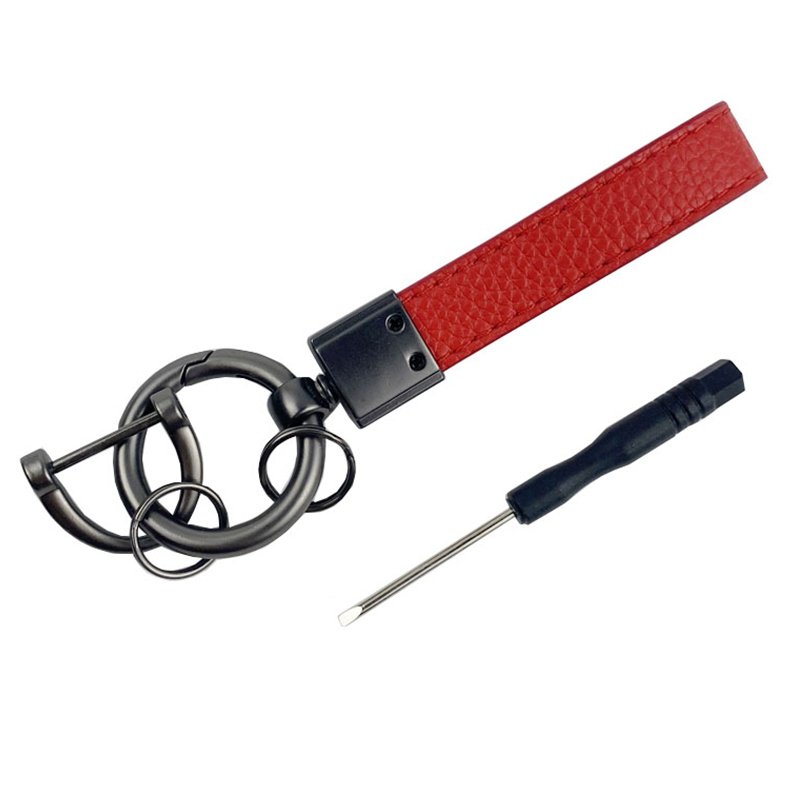 Custom Wholesale Hot Salle Car Logo Keychain For All Models Keyring Metal Personalized Car Accessory Logo Leather Key Chain
