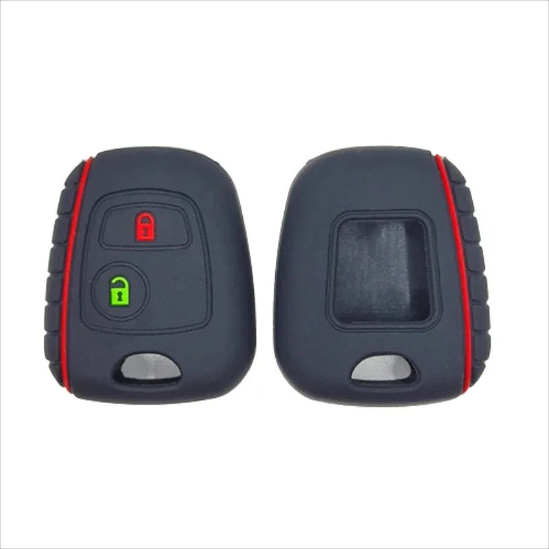 Silicone Car Key Case for Peugeot 207 206 107 307 406 for Citroen C3 C2 C1 Berlingo Xsara Picasso Cover Shell Fob Accessories
