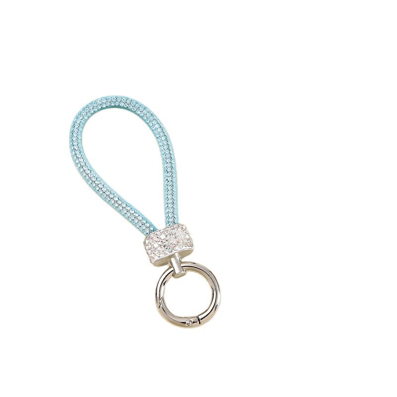Rhinestone Lanyards for Keys Keychain Wallet Credit Card Holder Crystal Keychain Accessories Bling Wristlet Keychain for Women