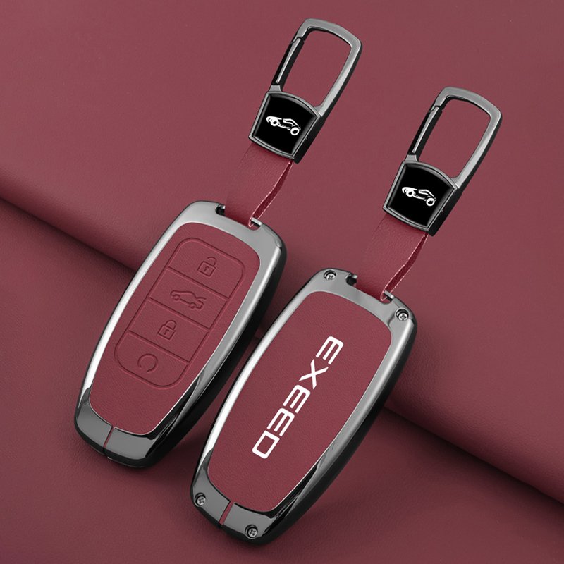 Suitable for Chery EXEED car key cover Xingtu Eta car accessories Zinc alloy automobile remote key cover
