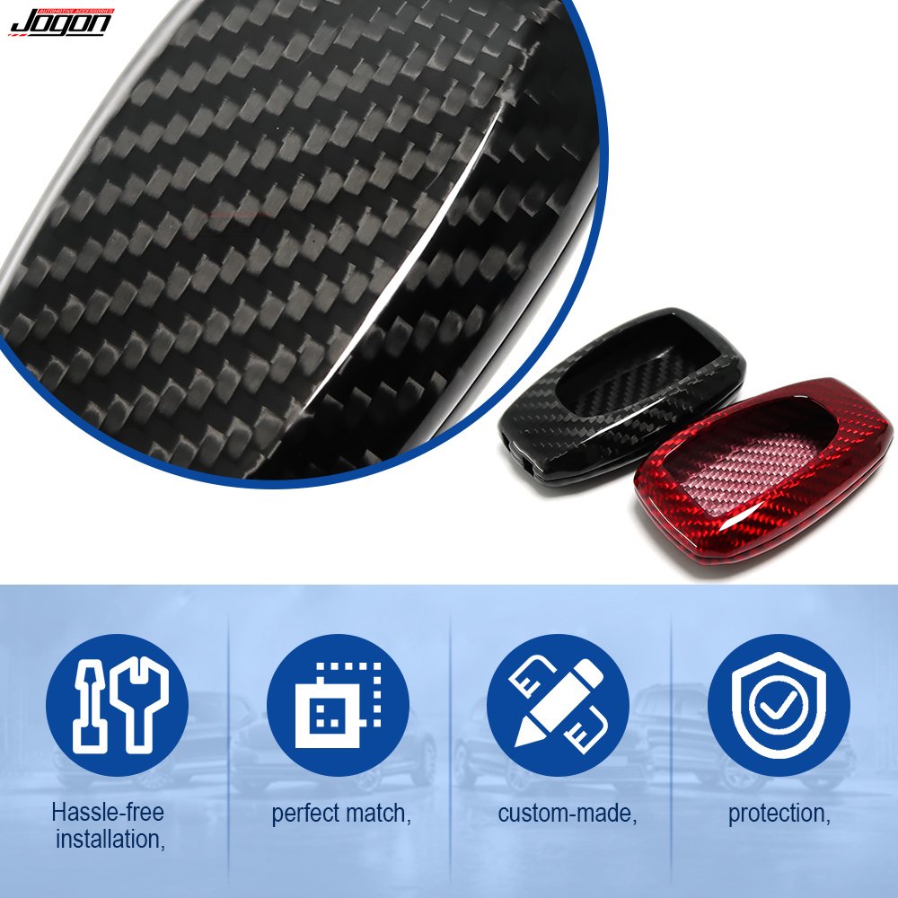 Real Carbon Fiber Car Key Fob Cover For Subaru WRX BRZ Forester Impreza Outback XV Crosstrek Ascent 2014-2022 Car Accessories