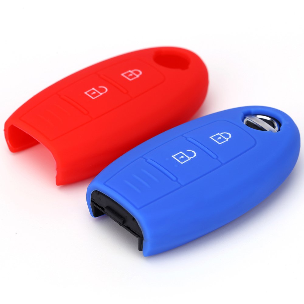 3 Buttons Silicone Remote Key Cover For Qashqai Pulsar March 370Z Micra Juke Note Tiida Wingroad Car Key Fob Cover
