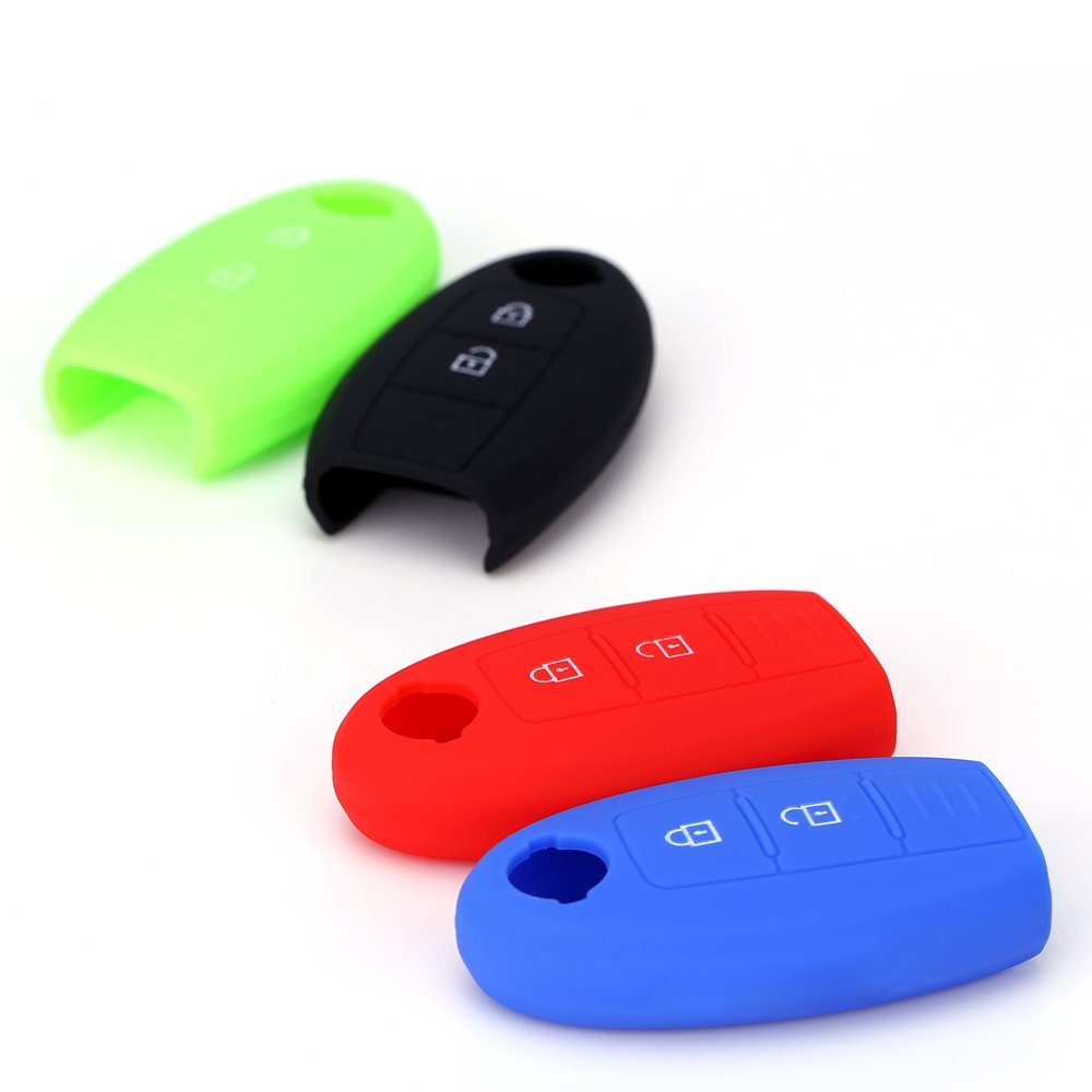 3 Buttons Silicone Remote Key Cover For Qashqai Pulsar March 370Z Micra Juke Note Tiida Wingroad Car Key Fob Cover