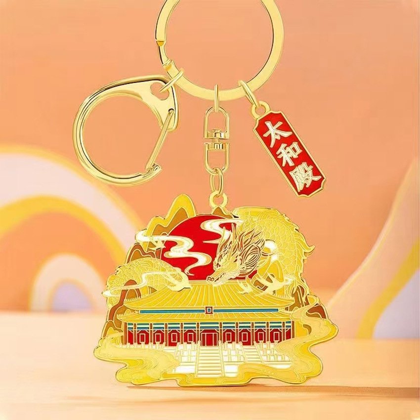 2024 Car Accessories Keyring custom your logo Custom Soft Hard Enamel Key Chain Keychain