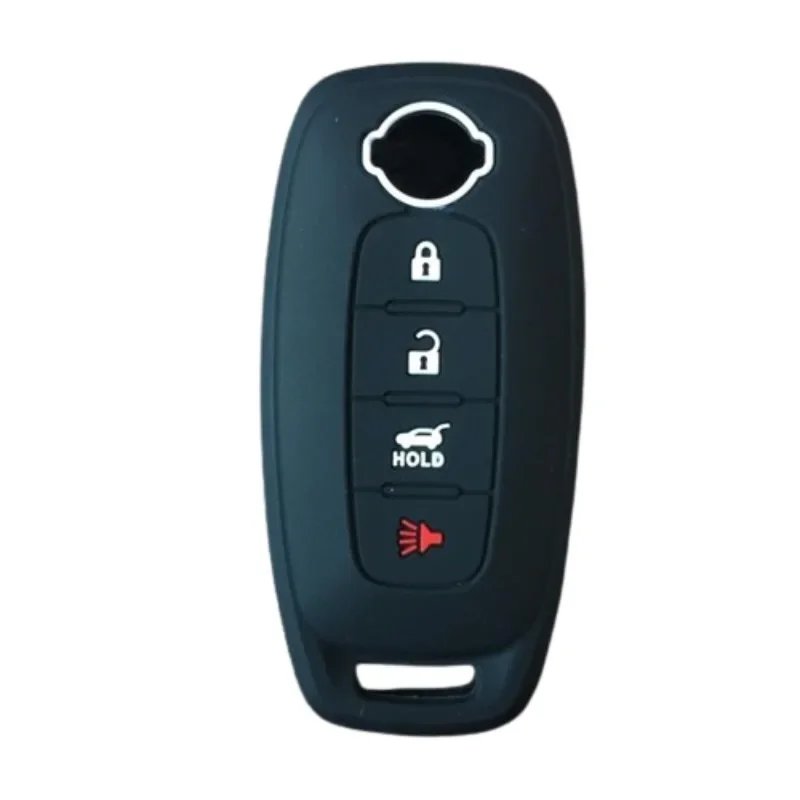 For Nissan X-trail T33 Kicks Qashqai J12 Juke Teana Altima Ariya Silicone Car Key Case Cover Keychain Shell Holder Accessories