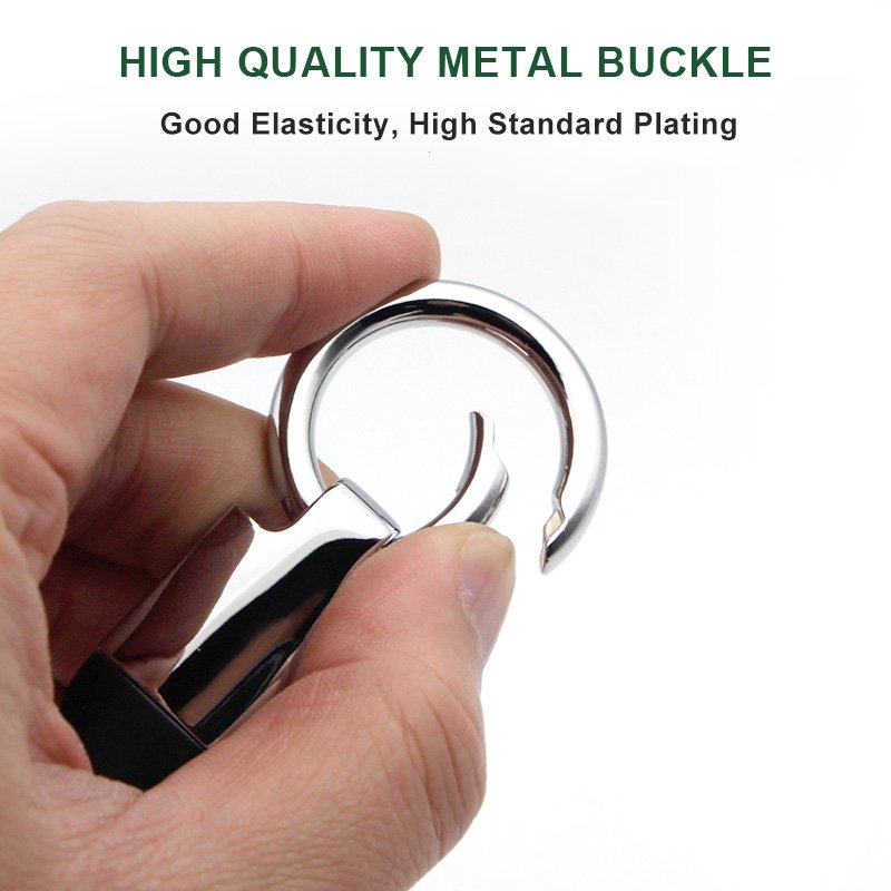 Auto Interior Accessories Custom Zinc Alloy + TPU Car Key Chain Key Ring Organizer Car Keychain Car Key Accessories