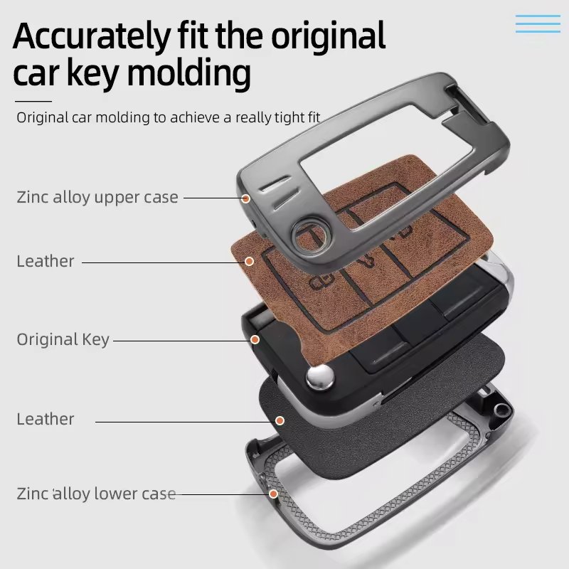 Car Key Accessories Key Shell Keyless Entry Remote Control Car Key Fob Case Shell Button Pad Outer Cover For VW Id6 Polo Golf