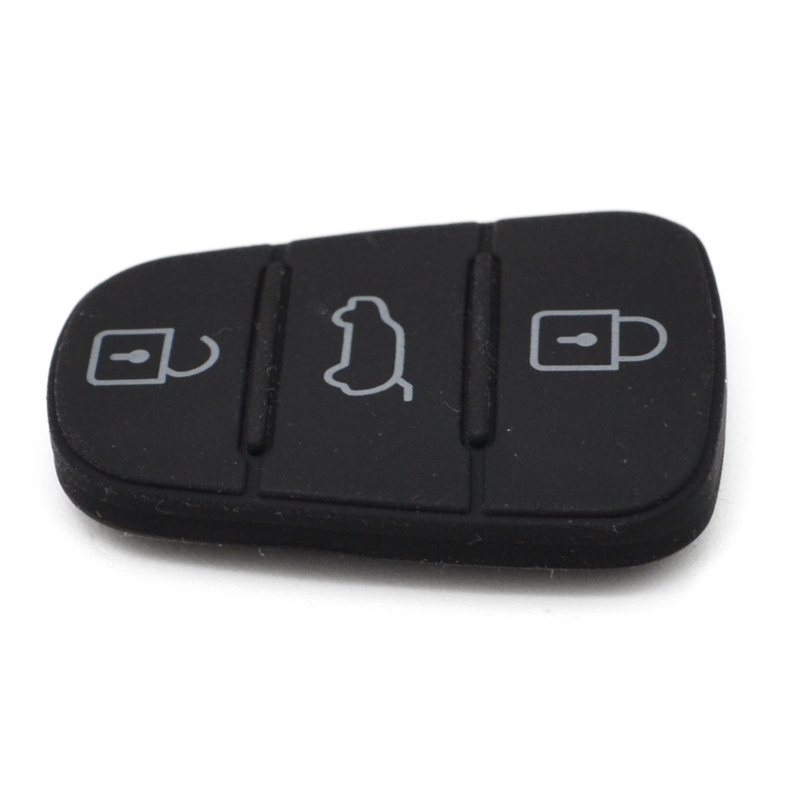 Remote key rubber button pad for Hyundai I10 I20 I30 IX35 Kia Sportage K2 K5 Rio car key case accessories