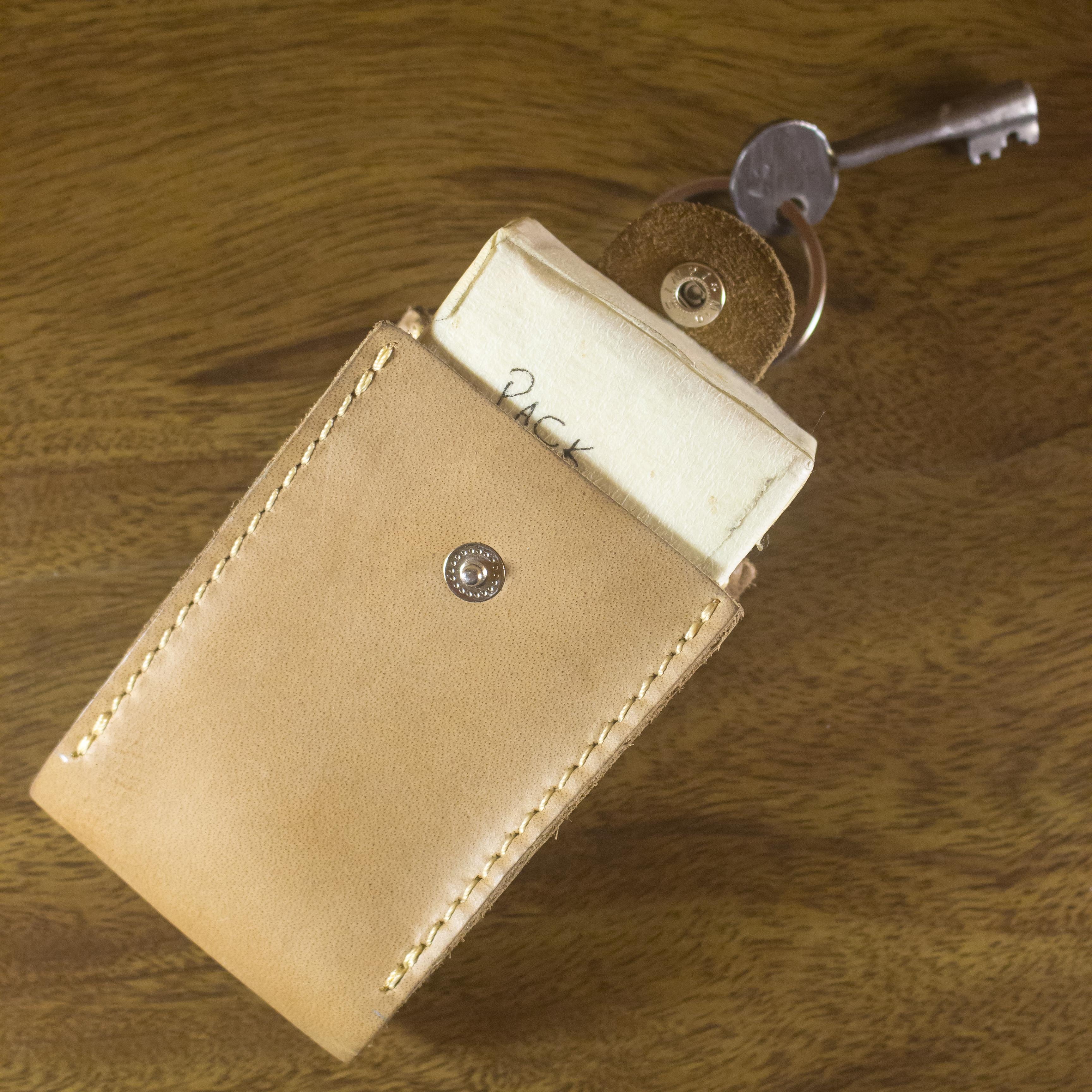 Factory Wholesale Bulk Leather Keychains Card holder Keyring leather car key holder for men