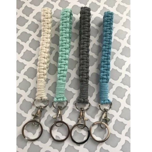 Wholesale Hand Braided Macrame Wristlet Key Chain For Women Buy From Isar International At Best Prices