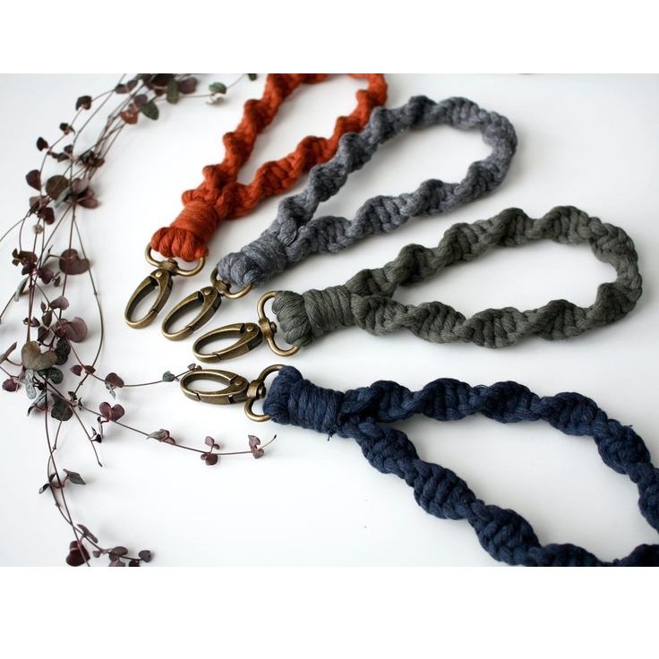 Wholesale Hand Braided Macrame Wristlet Key Chain For Women Buy From Isar International At Best Prices