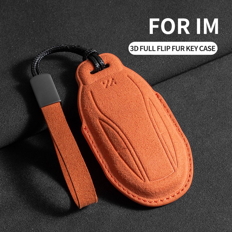 Car Key Cover Suede Soft Personality Accessories for Car Fashionable and Stylish for IM MOTORS Car
