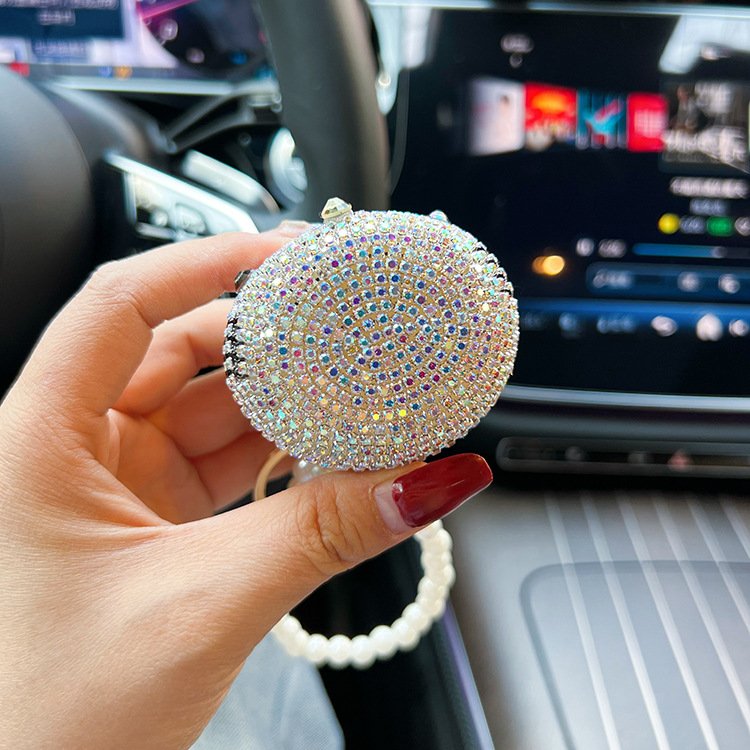 Sanrioed Wholesale Bling bling diamond Hello Kt Cat Keychains Full Diamond Rhinestone Kawaii Pendant Accessories car key ring