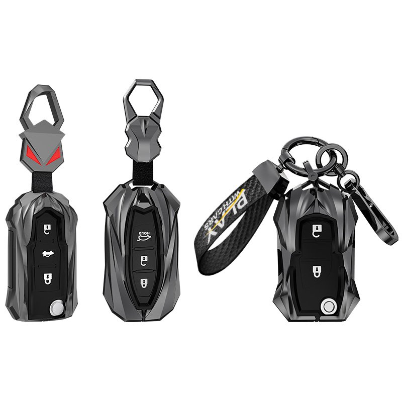 Zinc Alloy Car Key Cover Case For Ford Focus 3 4 ST Mondeo 5 MK5 Mustang F-150 Explorer Edge Fiesta Kuga MK3 Holder Accessories