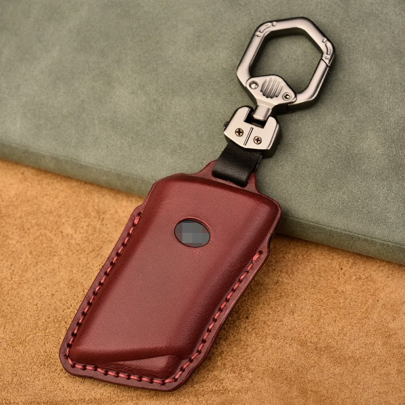 Genuine Leather Remote Key Case Cover 4 Buttons For Lexus ES UX NX LC500 UX200 ES350 UX200 LS500 LS500H LC500h ES300h