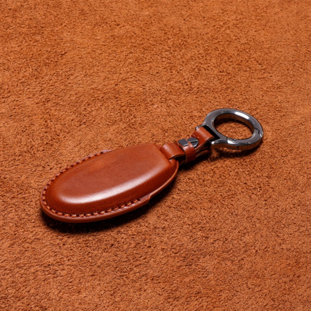 SweetPig OEM Cow Leather Material car fob Key cover For Nissan 3 buttons car key case accessories pouch wallet