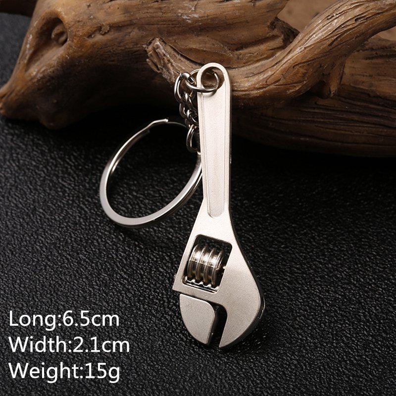 Hot Cool Keychains Car Bag KeyRing Combination Tool Portable Mini Utility Pocket Clasp Ruler Hammer Wrench KeyRing