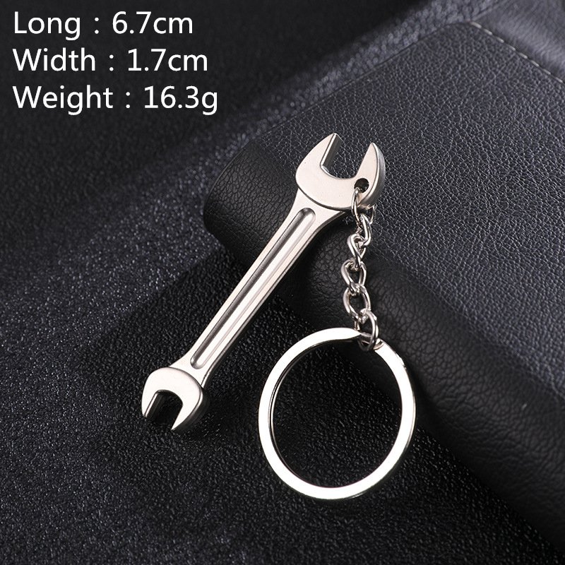 Hot Cool Keychains Car Bag KeyRing Combination Tool Portable Mini Utility Pocket Clasp Ruler Hammer Wrench KeyRing