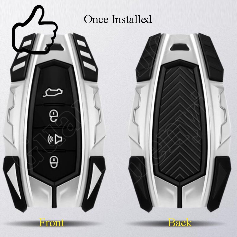 Car Accessories Metal Key Case Shell Protector Cover For Chery Jetour X70 Plus 2020-2024