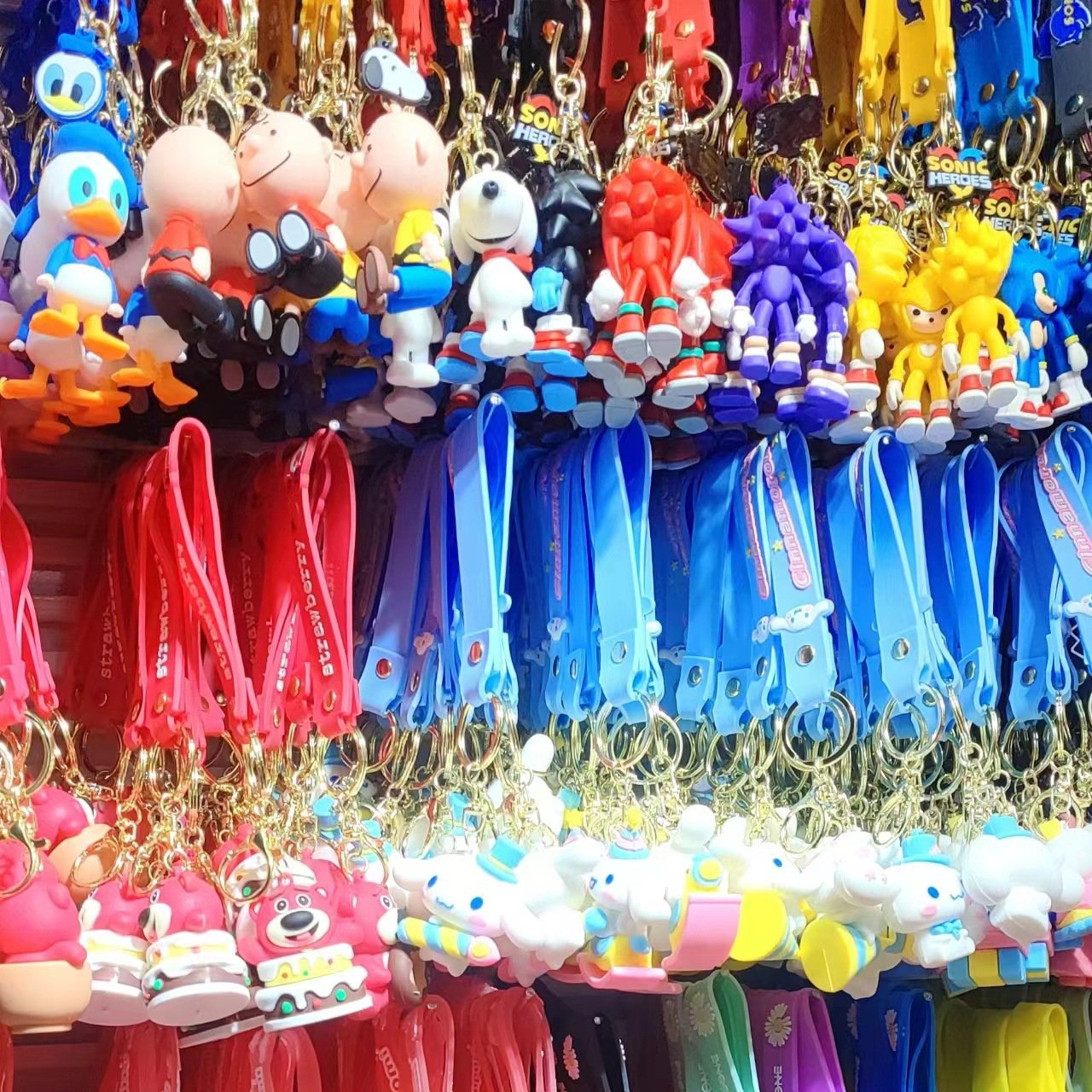 3D Cartoon Cute Custom Design PVC Key chain Soft Rubber Car Keychain Accessories Doll Bag Backpack Pendant