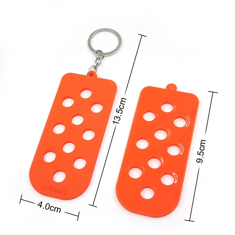 new PVC Fluorescent keychain shoe charms can be mounted on the key rings fit car keys accessories bag trinket wholesale custom