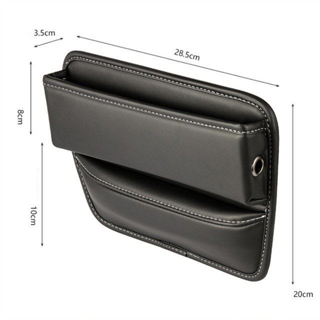 PU leather automotive center seat gap filler factory direct wholesale storage box can be filled with mobile phones coins key