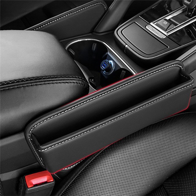 PU leather automotive center seat gap filler factory direct wholesale storage box can be filled with mobile phones coins key